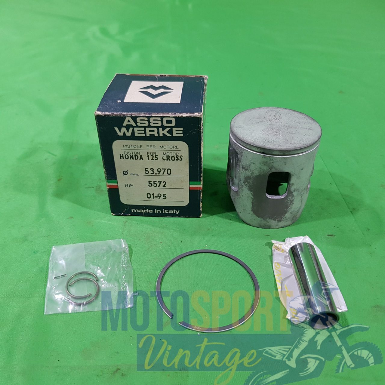 pistone honda cr 125 con feritoia