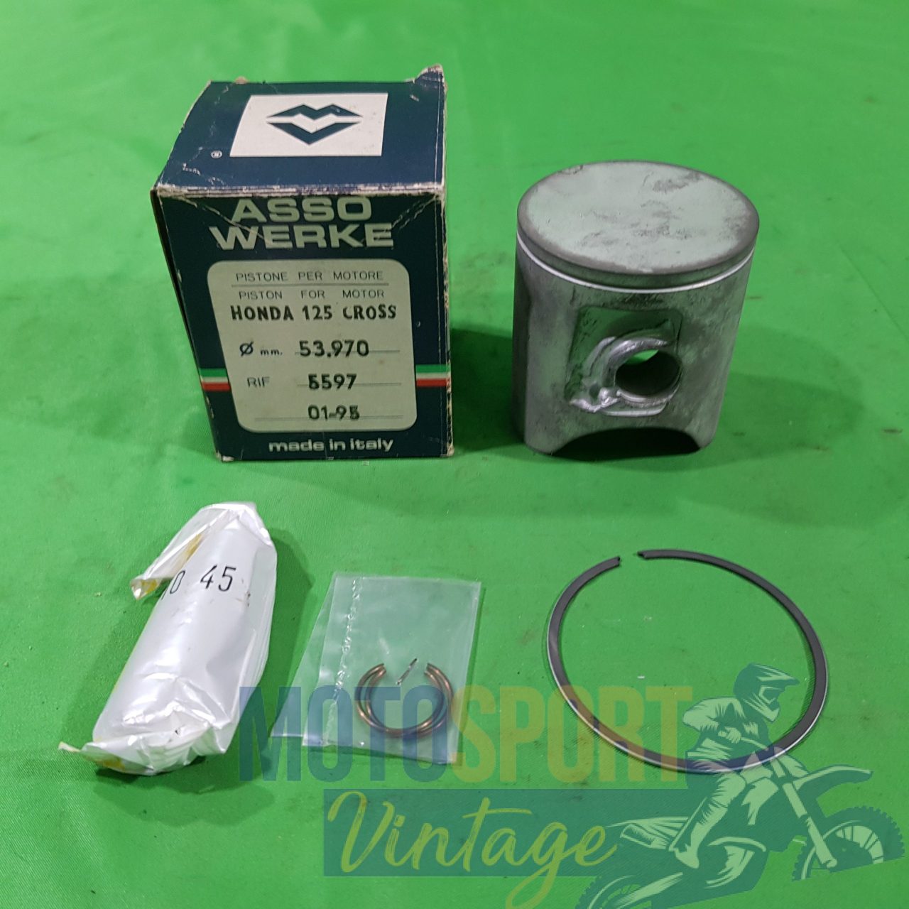 pistone asso honda cr 125 senza feritoia