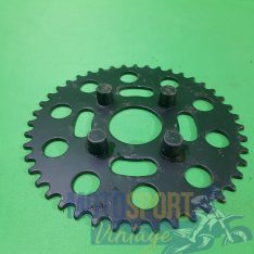 corona in ferro per moto e ciclomotori d.44 nera - immagine 2
