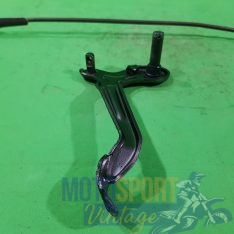 pedale freno posteriore con asta epoca - immagine 4