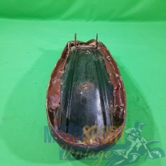 sella in pelle moto epoca colore marrone - immagine 4