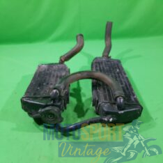 coppia radiatori cagiva wmx 125 cross enduro epoca - immagine 8