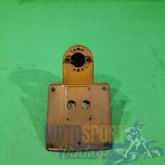 porta targa con supporto fanale in metallo epoca - immagine 1