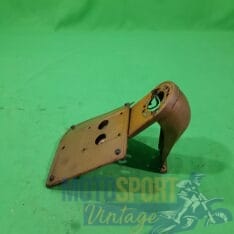 porta targa con supporto fanale in metallo epoca - immagine 2