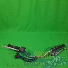 manubrio completo moto guzzi benelli motobi epoca - immagine 1