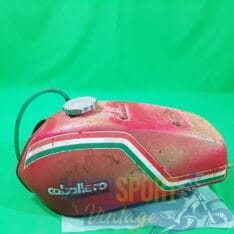 serbatoio fantic motor caballero 50 tx 94-96 epoca rosso - immagine 1