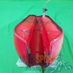 serbatoio fantic motor caballero 50 tx 94-96 epoca rosso - immagine 3